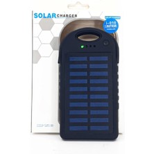 Lisinya Güneş Enerjili Işıklı Solar Taşınabilir USB Girişli Şarj Cihazı Powerbank 15000 Mah ( Lisinya )