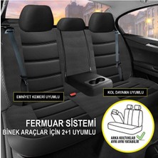 Nemsa Unıversal Nms Soft Carbonoto Koltuk Kılıfıpeugeot 205 Uyumlu Oto Koltuk Kılıfı 57