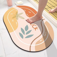 Sudo Diyatomit Yumuşak Paspas Su Emici Paspas Banyo Girişi Kaymaz Paspas Banyo Ayak Paspası Tuvalet Giriş Halısı (Yurt Dışından)