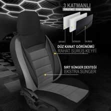 Nemsa Unıversal Nms Soft Fümeoto Koltuk Kılıfı Renault R25 Uyumlu Oto Koltuk Kılıfı 57