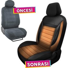 Nemsa Üniversal Nms Soft Taba2+1ticari Modelrenault R5 Uyumlu Oto Koltuk Kılıfı