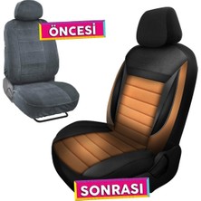 Nemsa Üniversal Nms Soft Taba2+1ticari Modelpeugeot 206 Uyumlu Oto Koltuk Kılıfı