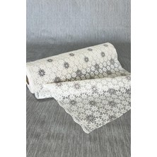 Pvc Şeffaf  Dantel Raf Örtüsü - PAPATYA_1009-A