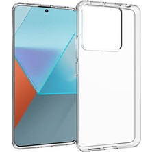 Case World Caseworld Xiaomi Redmi Note 13 Pro 5g Kapak 1mm Süper Silikon Şeffaf Kılıf