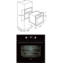 Teka Chef 5 Premium Siyah Ankastre Set (Atv 60 - Gbe 64002 - Hak 627 Bk)