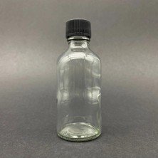 Makrobay 10 Adet Çok Amaçlı 50ML Cam Şişe Küçük Plastik Kapak Oda Kokusu Şişesi Shot Şişesi 10X50ML