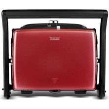 Karaca Gastro Grill Pro 2400W Izgara ve Tost Makinesi Kırmızı