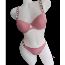 Patron Lüks Blue & More Balenli Dolgulu Taşlı Yazılı Takım