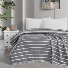 Schafer Home Bella Çift Kişilik Pike 200X230 -1 Parça-Gri