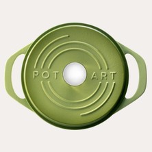 Pot Art Mint Derin Döküm Tencere 28 cm