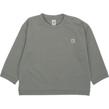 Jrmori Omzu Çıtçıtlı Basic Sweatshirt