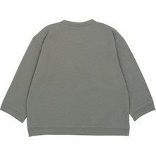 Jrmori Omzu Çıtçıtlı Basic Sweatshirt