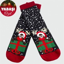 Hg.Aksesuar Geyik Model Yılbaşı Penye Çorap