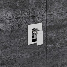 Fause Ankastre Taharet Duş Banyo Bataryası Tek Çıkış Sıcak Soğuk Tek Yollu Tetra KAB102-1