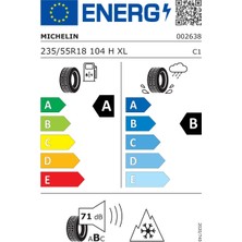 Michelin 235/55R18 104H Xl Crossclimate 2 Vol Oto 4 Mevsim Lastiği (Üretim Yılı: 2024)