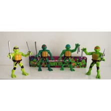 Refox Ninja Kaplumbağalar Işıklı Figür 4lü Set Ninja Turtles