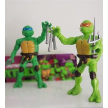 Refox Ninja Kaplumbağalar Işıklı Figür 4lü Set Ninja Turtles