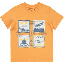 Civil Boys Erkek Çocuk T-Shirt 10-13 Yaş Turuncu