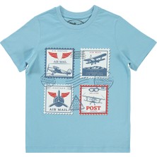 Civil Boys Erkek Çocuk T-Shirt 10-13 Yaş Mavi