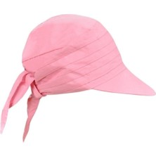 Shopiolog Kadın Safari Bağlamalı Bandana Plaj Şapkası
