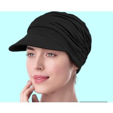 Shopiolog Kadın Safari Bağlamalı Bandana Plaj Şapkası