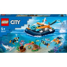 LEGO  City Kâşif Dalış Kapsülü 60377 - 5 Yaş ve Üzeri Okyanus Temalı Oyunlar Seven Çocuklar İçin  Yaratıcı Oyuncak Yapım Seti (182 Parça)