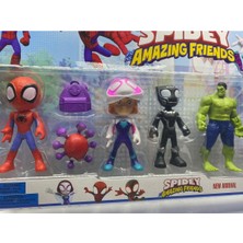 Refox Spidey ve Arkadaşları Spider Man Hulk Morales Goblin Gost Oyuncak Spider Amazing His Friends