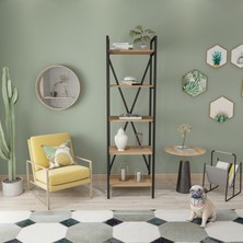 Decorfers Lıvre 45 Kitaplık Siyah/ceviz