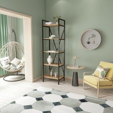 Decorfers Lıvre 45 Kitaplık Siyah/ceviz