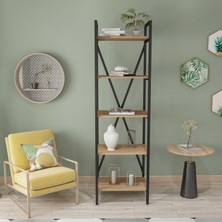 Decorfers Lıvre 45 Kitaplık Siyah/ceviz