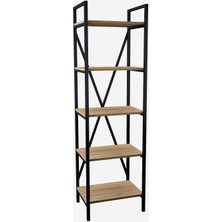 Decorfers Lıvre 45 Kitaplık Siyah/ceviz