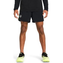 Under Armour Run Anywhere 5'' Erkek Siyah Koşu Şort 1383235-001