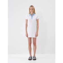 Xint Polo Yaka %100 Pamuk Regular Fit Mini Elbise