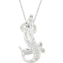 Kick Shop 925 Ayar ​gümüş Timsah Kadın Gümüş Kolye