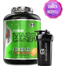 MassQuick Mass Gainer Bisküvi Aromalı Karbonhidrat Tozu 3200GR 40 Servis