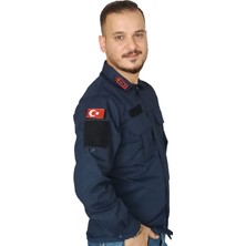 MrcTrend Jandarma Asayiş Uzun Kol Gömlek Solmaz Kumaş