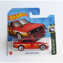 Hot Wheels Ford Escort RS2000 Tekli Oyuncak Araba 3+ Yaş İçin Metal Model Özellikli