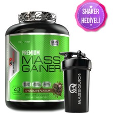 MassQuick Mass Gainer Çikolata Aromalı Karbonhidrat Tozu 3200GR 40 Servis