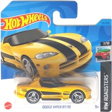 Hot Wheels Tekli Oyuncak Araba Dodge Viper RT/10 Sarı Metal Model 3+ Yaş İçin