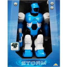 Storm Brave Sesli ve Işıklı Robot 25 cm 23891 Mavi