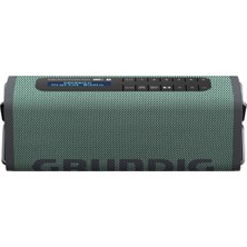 Grundig Band Bt Yeşil Hoparlör 2000 mAh Batarya Gücü ile Radyo ve USB Girişi Özellikli