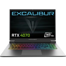 Casper Excalibur G911.1390-DF70X-C Intel Core i9 13900HX 32GB 1TB SSD RTX4070 Freedos 16" Taşınabilir Bilgisayar