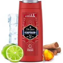 Old Spice Captain Erkek Duş Jeli ve Şampuan 675 ml XL Büyük Boy