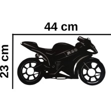 Yamaha R-25 Motosiklet Lazer Kesim Dekoratif Metal Tablo