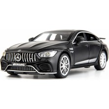 Runjing 1/32 Benz Amg GT63 Model Araba Alaşım Döküm Geri Çekin Oyuncak Araba Ses ve Işık Kapısı Açılabilir Oyuncak Araç Çocuklar Için Hediye (Siyah) (Yurt Dışından)