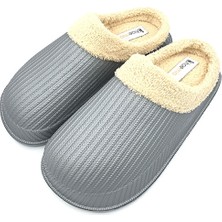 Shoemio Nora Gri Kadın Ev Terliği