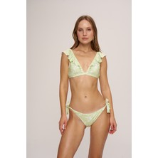 Pierre Cardin HR23BU005 Derek Volanlı Üçgen Bikini Üst