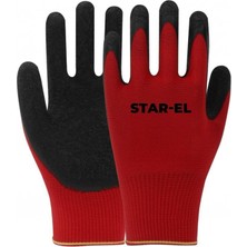 Starel Star-El Zebra Kırmızı Siyah Iş Eldiveni