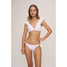 Pierre Cardin HR23BU005 Derek Volanlı Üçgen Bikini Üst