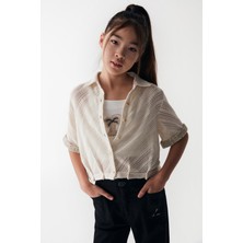 Nk Kids Kız Gömlek 24YNK36395